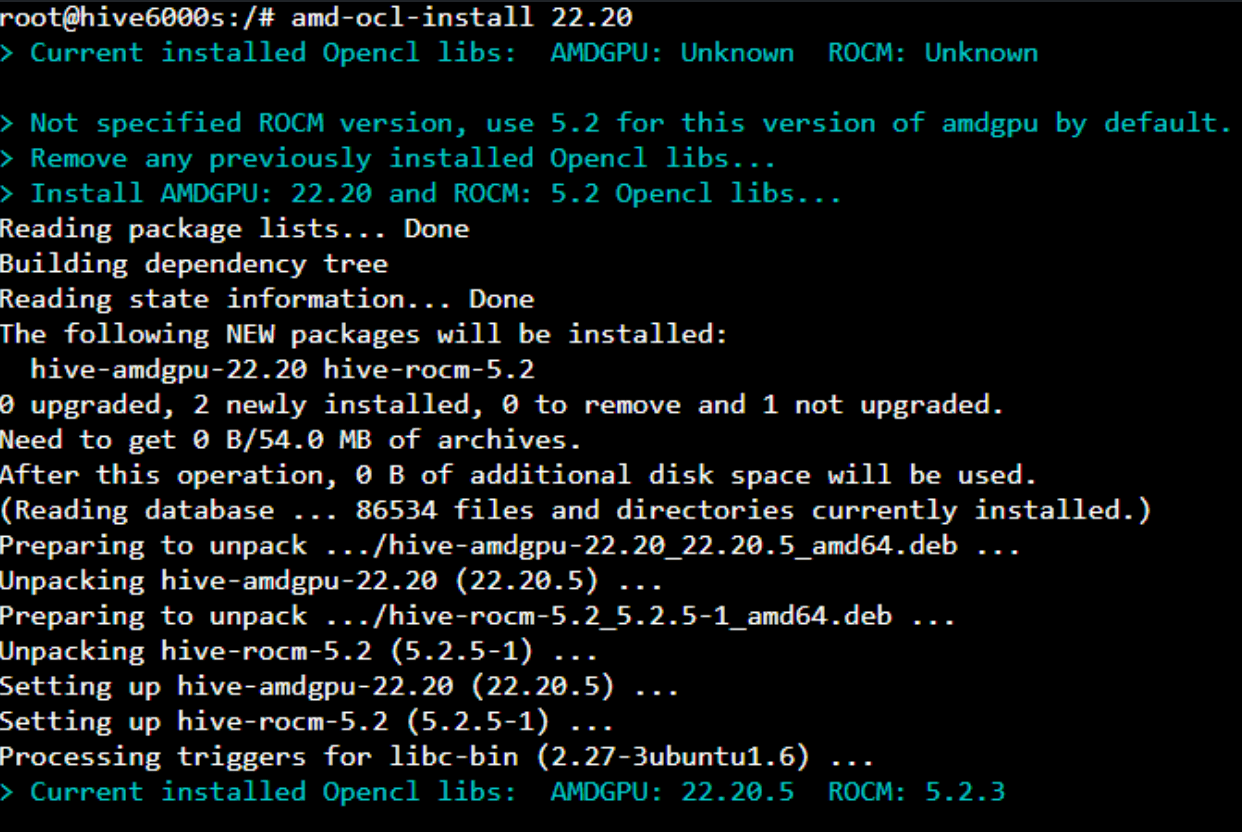 Unknown best sale opencl driver