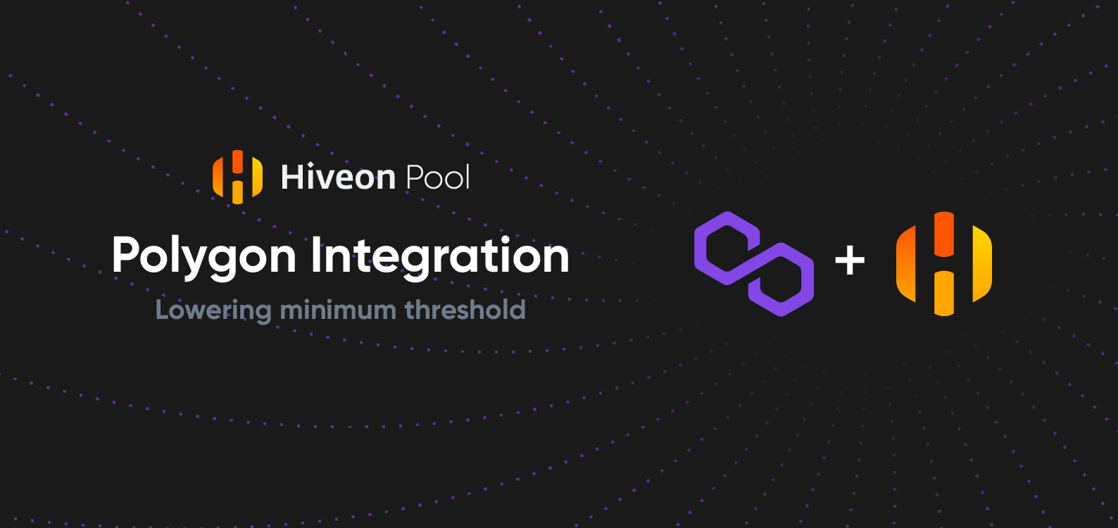 HiveOS — Polygon Integration and manual payout options have been added