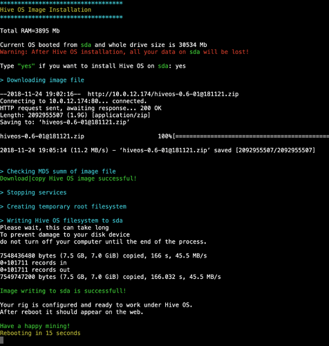 Как посмотреть log файл hive os